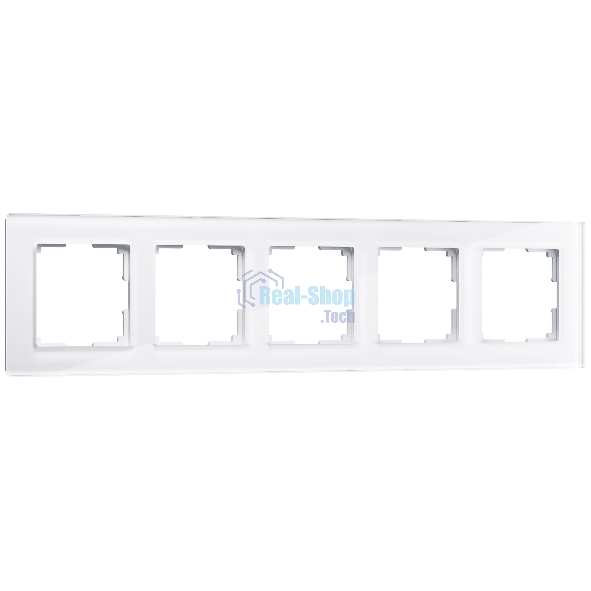 Рамка на 4 поста WERKEL AluMax (алюминий) W0043506