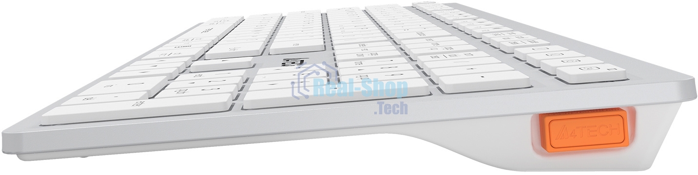 Клавиатура беспроводная A4Tech Fstyler FBX50C, USB, Bluetooth/Радиоканал, белый