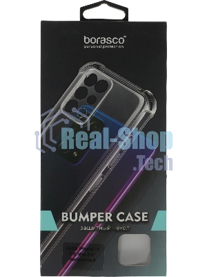 Чехол (клип-кейс) BoraSCO для Apple iPhone 16 Pro Max Bumper Case прозрачный