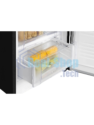 Морозильная камера Nordfrost DF 256 BAP, черный, 100л, 3 ящика