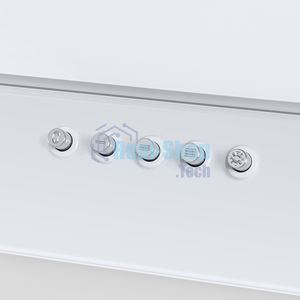 Вытяжка наклонная HOMSair Elf Push 60 белый, 60 см, 650 куб. м/ч, 47 дБ