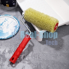 Валик Rexant полиакрил зеленый, ворс 18 мм, ширина ролика 180 мм, Ø 42 мм, бюгель 8 мм серия 