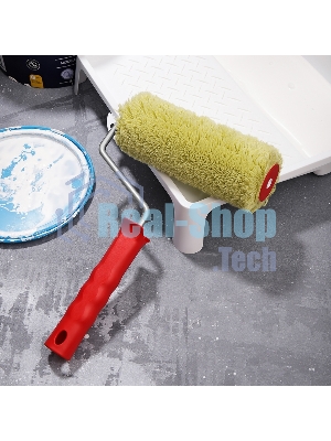 Валик Rexant полиакрил зеленый, ворс 18 мм, ширина ролика 180 мм, Ø 42 мм, бюгель 8 мм серия 