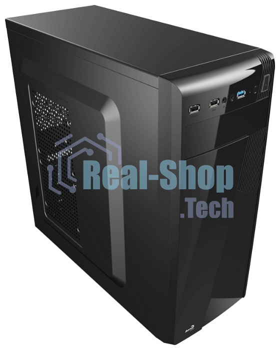 Компьютерный корпус Aerocool/Formula CS-1101 черный без БП ATX 2x120мм 1x140мм 2xUSB 2.0 1xUSB 3.0 audio