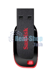 Флешка USB Sandisk CZ50 Cruzer Blade (SDCZ50-064G-B35), 64Gb, USB 2.0, R/W 15/4, черный/красный