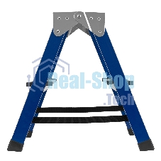 Стремянка Сибртех двусторонняя 2ступени стальная
