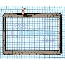 Сенсорное стекло (тачскрин) DP101514-F1 черное