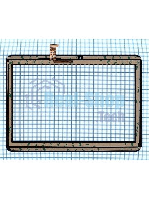 Сенсорное стекло (тачскрин) DP101514-F1 черное