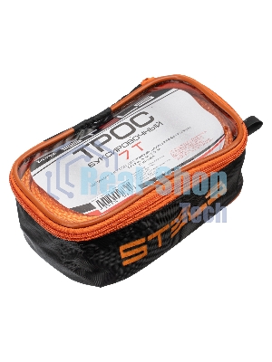 Трос буксировочный Stels 54382 7 тонн, 2 крюка, сумка на молнии, россия