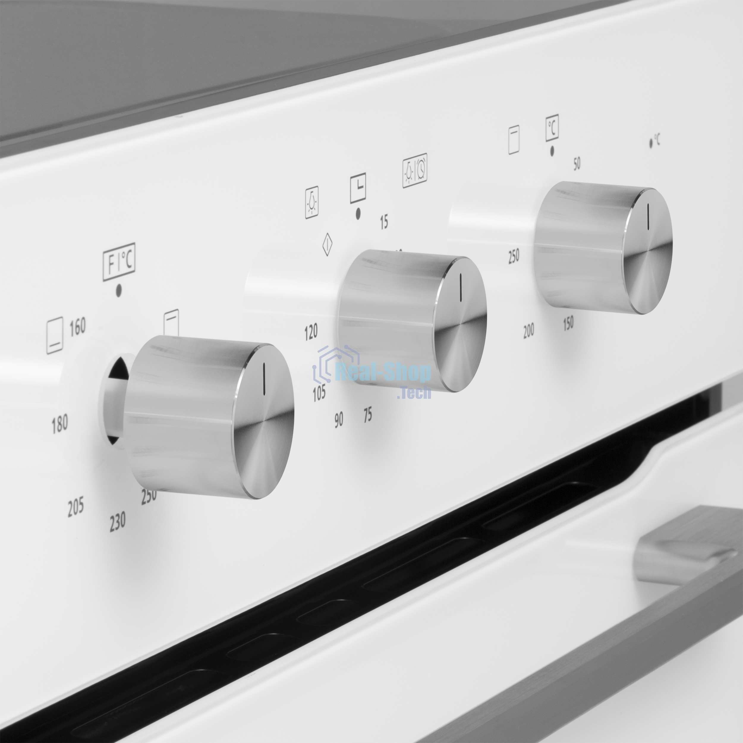 Шкаф духовой газовый с электрическим грилем Maunfeld MOGS703W, встраиваемый