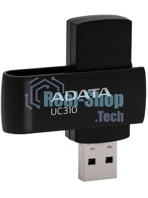 Флешка USB ADATA UC310 (UC310-64G-RBK), 64Gb, USB 3.2, R/W 100/30, черный