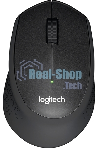 Мышь беспроводная Logitech M330 SILENT PLUS черный, 1000 dpi, радиоканал, USB, кнопки - 3