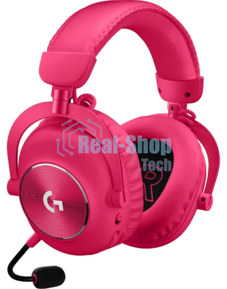 Гарнитура беспроводная/проводная игровая Logitech G Pro X 2 Wireless, розовый 981-001275