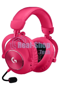 Гарнитура беспроводная/проводная игровая Logitech G Pro X 2 Wireless, розовый 981-001275
