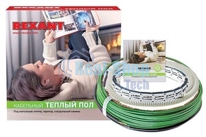 Теплый пол Rexant Slim RNB-190-2300 (2300Вт/190м/S обогрева, м2: 14,0-19,0) (двух жильный)