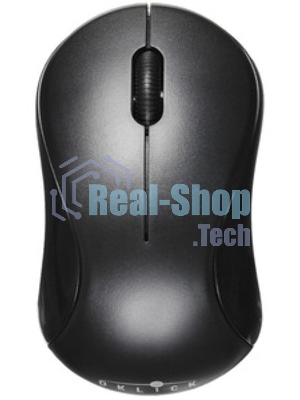 Мышь беспроводная Oklick 605SW черный, 1200 dpi, радиоканал, USB, кнопки - 3