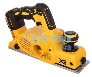 Аккумуляторный бесщеточный рубанок XR DeWalt DCP580N-XJ черный/желтый