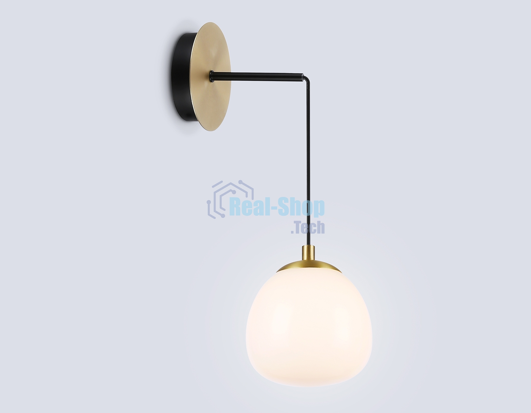 Настенный светильник Ambrella light LH51005 SGD/BK/FR золотой песок/черный/белый матовый G9 max 28W 130*200*400