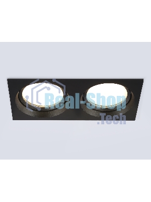 Светильник Ambrella light TN6661/2 BK черный IP44 GX53/2 220*110*48