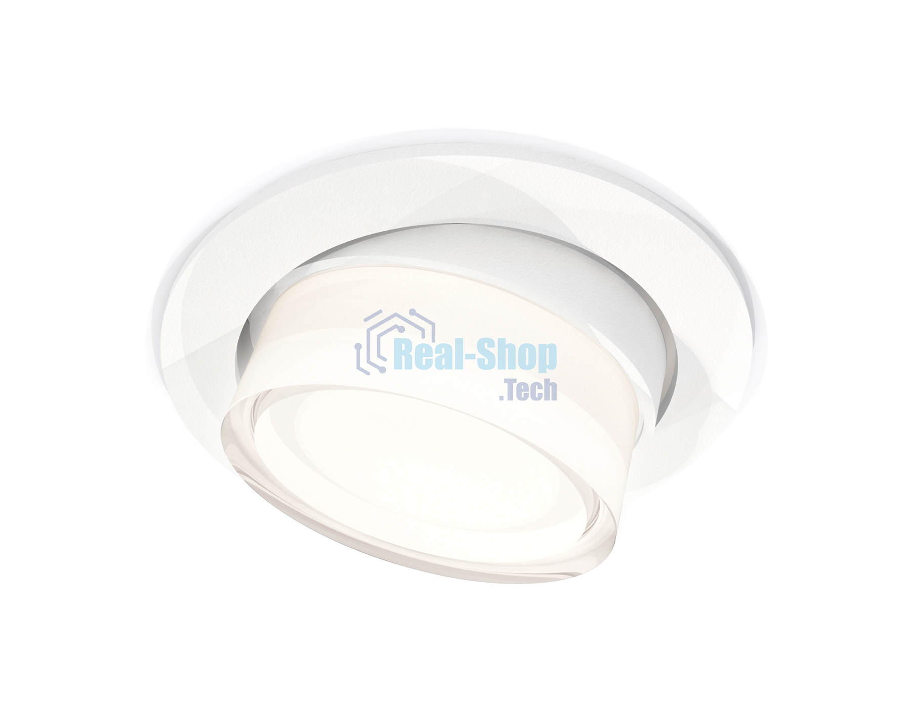 Комплект встраиваемого поворотного светильника Ambrella light XC7651083 SWH/FR/CL белый песок/белый матовый/прозрачный MR16 GU5.3 (C7651, N7160)