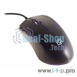 Мышь проводная Oklick 245M черный, 1000 dpi, USB, кнопки - 3