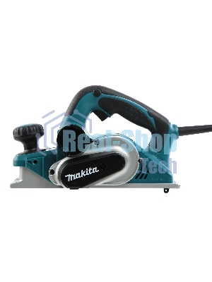 Рубанок Makita KP0810 850 Вт,16000 об\м, ширина-82мм, глуб-4мм, 3.2кг, кор, парал упор