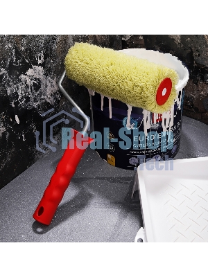 Валик Rexant полиакрил зеленый, ворс 18 мм, ширина ролика 180 мм, Ø 42 мм, бюгель 8 мм серия 