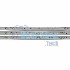 Термоусаживаемая трубка Rexant 5,0/2,5 мм, серая, упаковка 50 шт. по 1 м