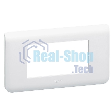 Рамка 4 мод. Mosaic New бел. Legrand 078814