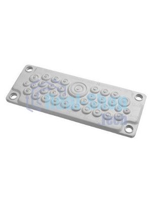 Ввод кабельный пластик V0 UL94. (35 отв.) IP65 ДКС R5HTC35