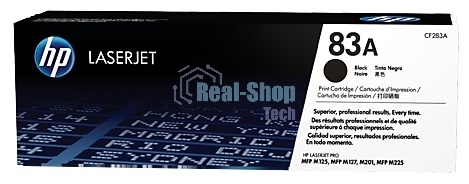 Тонер Картридж HP 83A CF283A черный для HP LJ Pro M125nw/M127fw (1500стр.)