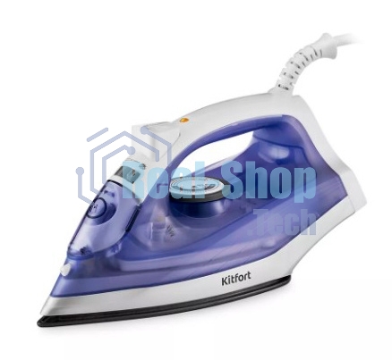 Утюг Kitfort KT-2603 1300Вт белый/фиолетовый