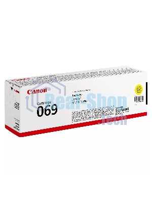 Картридж лазерный Canon 069Y (5091C002) желтый (2000 стр.) для Canon MF752Cdw/754Cdw, LBP673Cdw