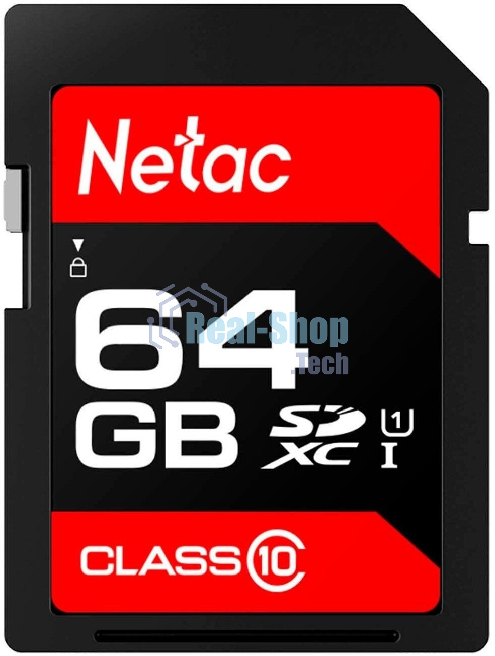 Флеш карта SDHC 64Gb Netac Class 10 UHS-I U1 P600 NT02P600STN-064G-R