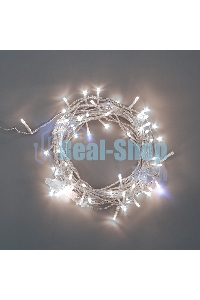 Гирлянда Neon-night Нить 20м, с эффектом мерцания, прозрачный провод, IP44, 230В, диоды БЕЛЫЕ, 150 LED