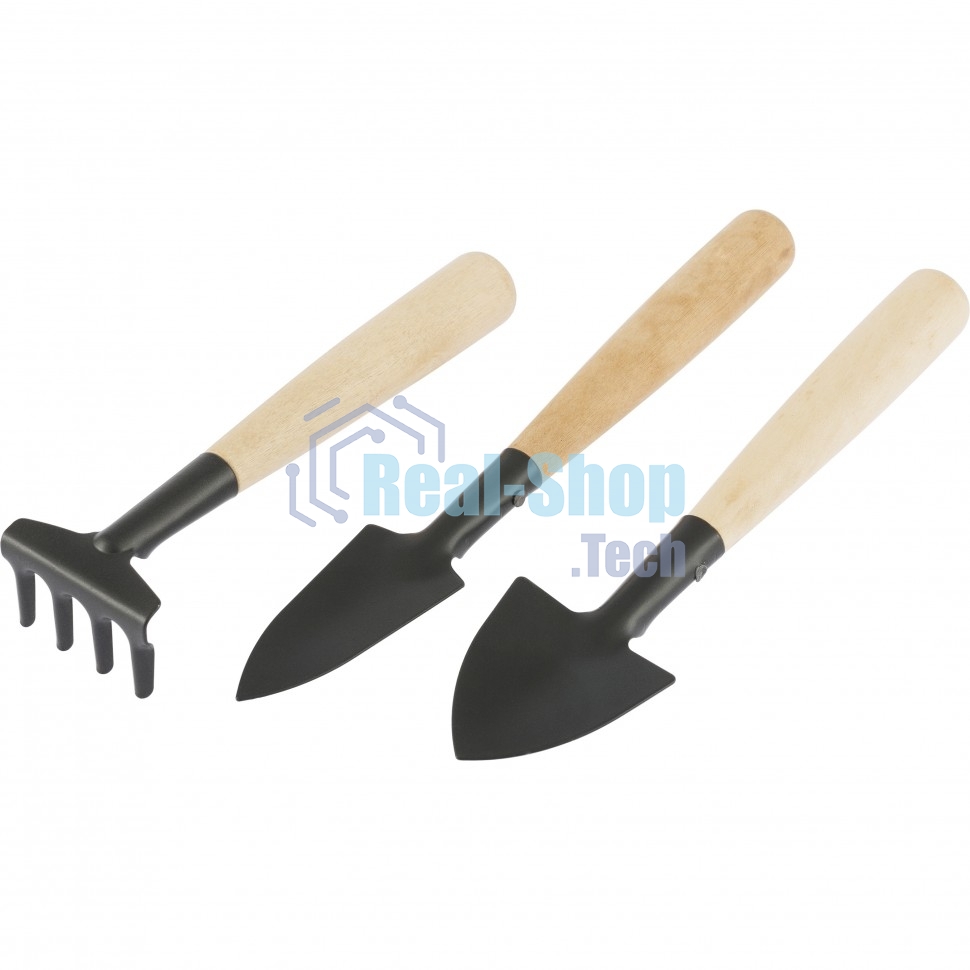 Набор по уходу за комнатными растениями Palisad деревянные рукоятки, 3 предмета