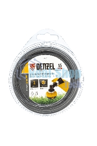 Леска для триммера Denzel двухкомпонентная круглая 2,0мм 15 м EXTRA CORD 96127