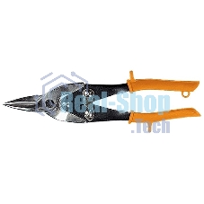 Ножницы по металлу Sparta 250 мм, пряморежущие, обрезиненные рукоятки