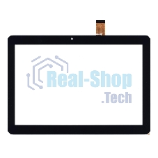 Сенсорное стекло (тачскрин) DP101279-F1 черное