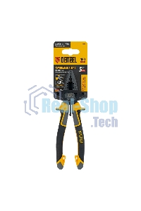 Плоскогубцы комбинированные Denzel 180 мм, трехкомпонентные рукоятки