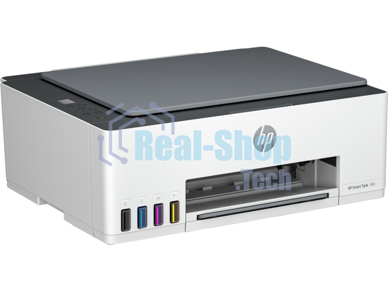 МФУ струйный HP Smart Tank 580 AiO (1F3Y2A), A4, цветной, печ. до 22 стр/мин. (ч/б) до 16 стр/мин. (цвет), 1200 x 1200 dpi, USB, Wi-Fi, Air Print, Mopria