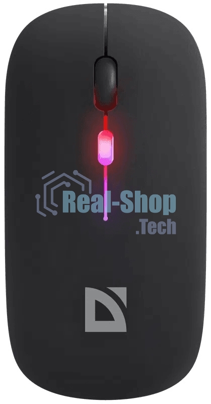Мышь беспроводная Defender Coda MB-261 черный, 1600 dpi, радиоканал, Bluetooth, USB, кнопки - 4