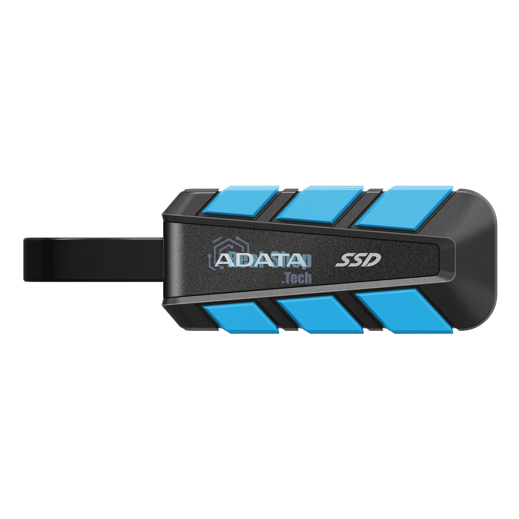 Внешний SSD ADATA SC740, 500 Gb, USB 3.2 Gen 2 Type-C, R/W 1050/1000, синий