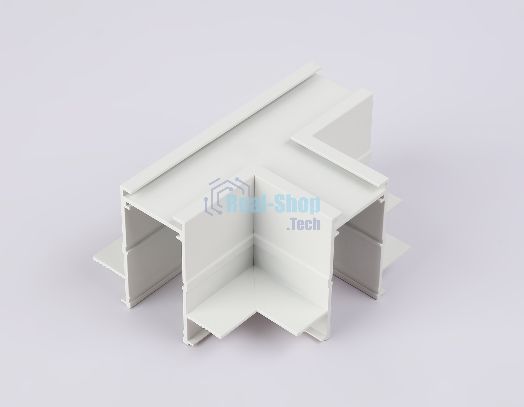 GL1041 WH белый коннектор T-образный для встраиваемого шинопровода Magnetic 220V 110*80*47
