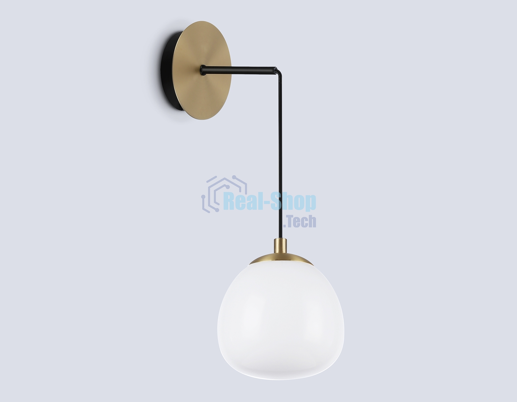 Настенный светильник Ambrella light LH51005 SGD/BK/FR золотой песок/черный/белый матовый G9 max 28W 130*200*400