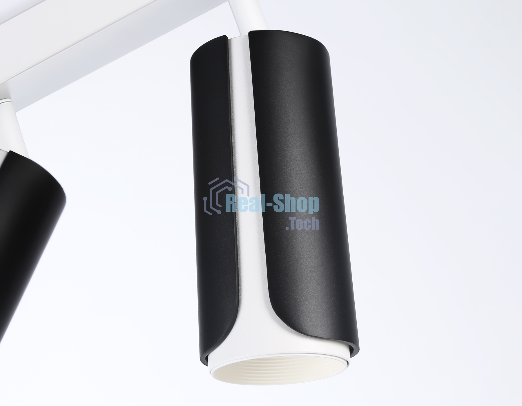 Светильник Ambrella light TN51605/3 BK/WH черный/белый GU10/3 380*60*195