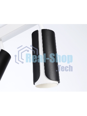 Светильник Ambrella light TN51605/3 BK/WH черный/белый GU10/3 380*60*195