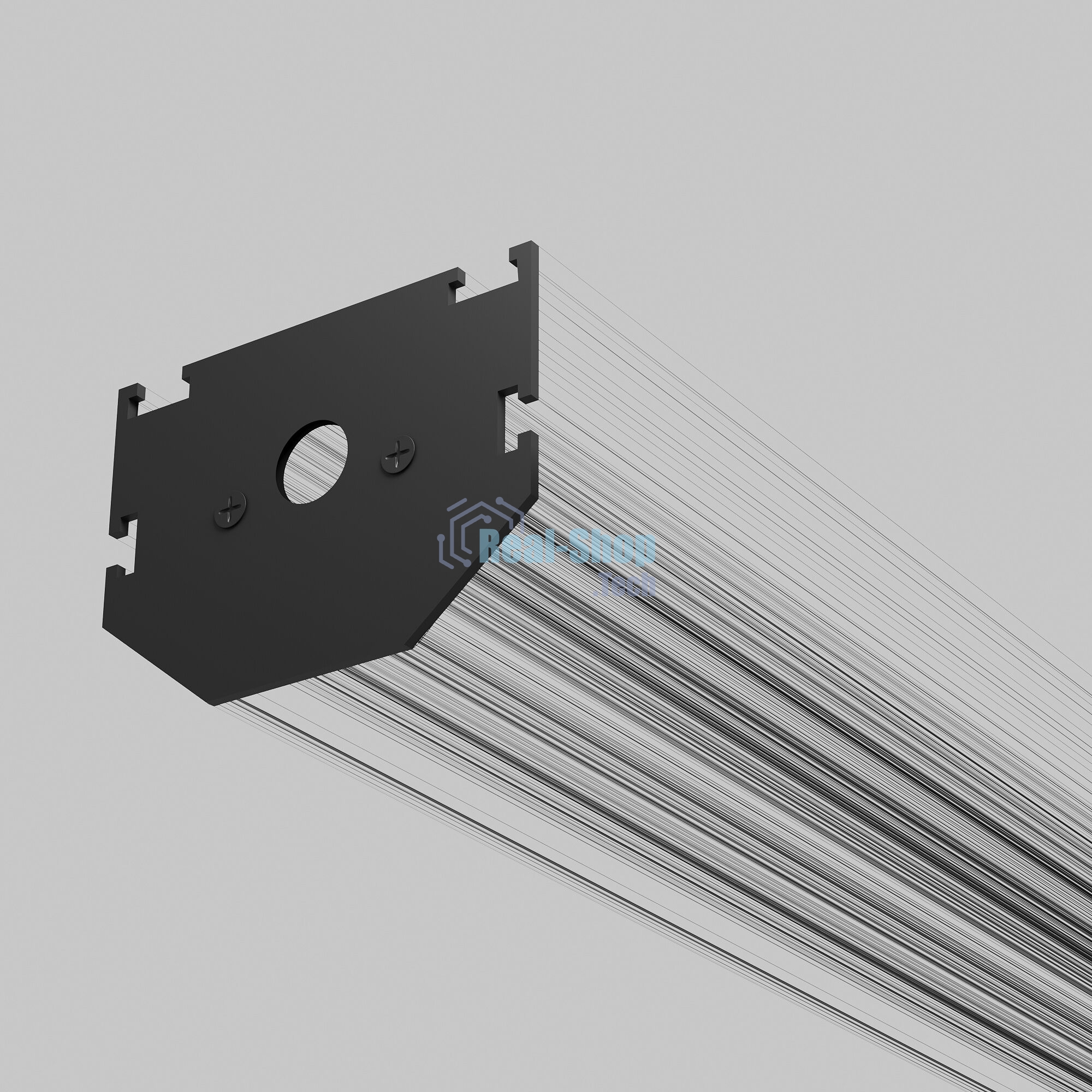 Slim Magnetic Заглушки для шинопровода в натяжной потолок 85204/00 (черный)  (2 шт.) 85206/00