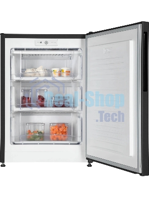 Морозильная камера Nordfrost DF 256 BAP, черный, 100л, 3 ящика