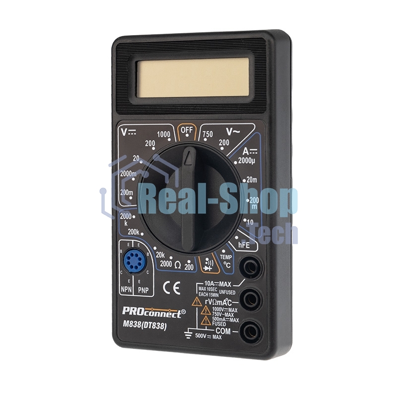 Портативный мультиметр M838 (DT838) PROconnect
